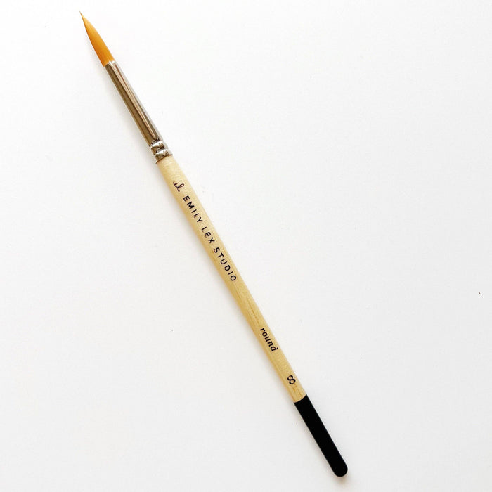 emily lex studio - Watercolor paintbrush, size 8 (large) or size 0 (small)