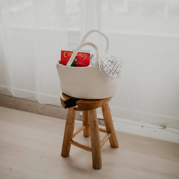 Parker Baby Co. Rope Diaper Caddy