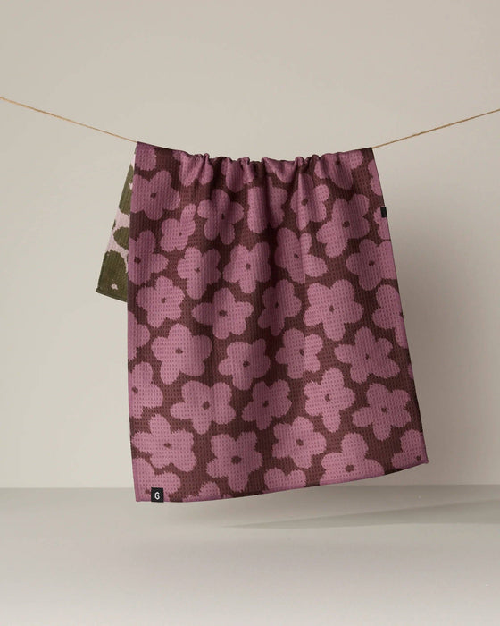 Geometry - Fuzzy Floral Luxe Kitchen Towel