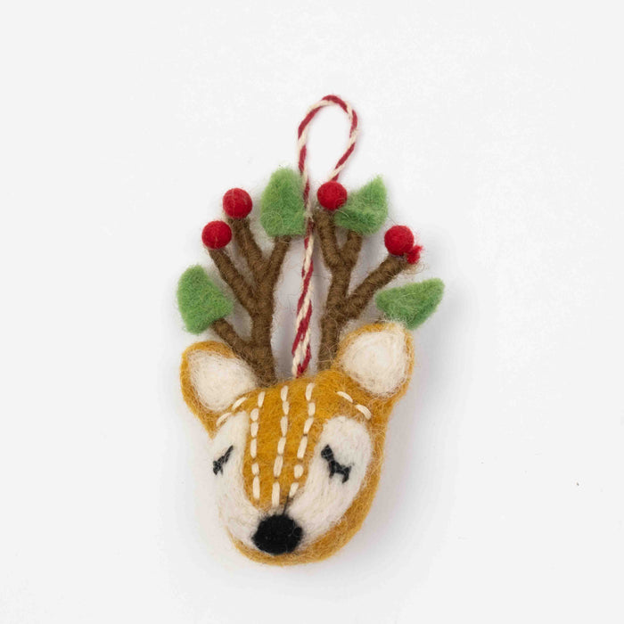 The Winding Road - Ornament - Spotted Reindeer Head - NEW!