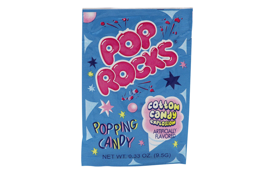 Grandpa Joe's Candy Shop - Pop Rocks, Cotton Candy, 0.33oz, 24Ct Case