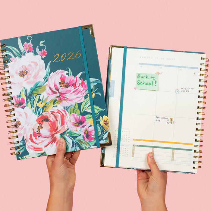 Studio Oh! - 2026 Bella Flora Extra-Large Spiral Planner