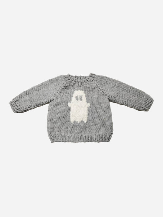Figgy Friends - Ghost Sweater Halloween Boo Baby Kid Fall Pullover Apparel