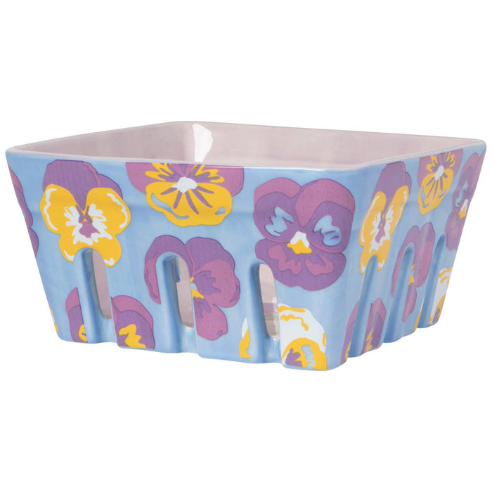 Danica Jubilee - Pansy Berry Basket Large