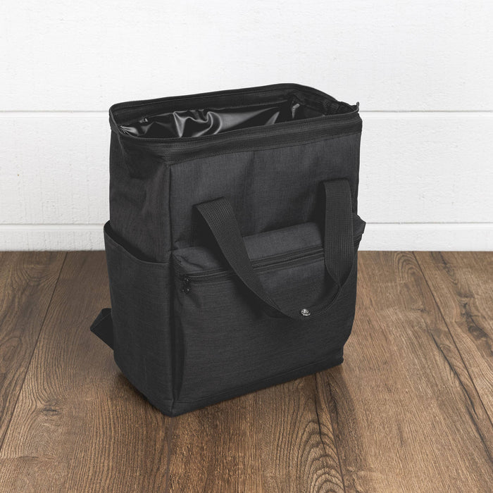 Picnic Time Family of Brands - 15 Can Backpack Cooler, (Heathered Black)