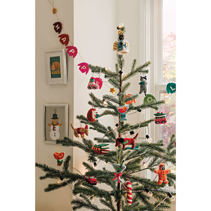 Danica Jubilee - Book Club Felt Christmas Tree Ornaments 3 Styles