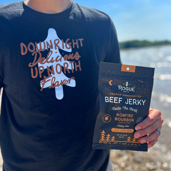 Rogue Jerky Co. - Bonfire Bourbon Beef Jerky - 2.0 OZ.