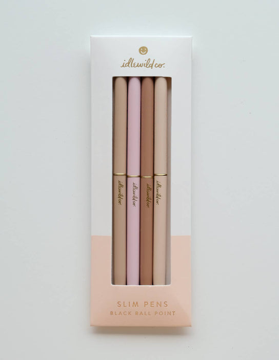 Idlewild Co. - Slim Pen, Set of Four | Spectrum Nude Blush (Neutrals)
