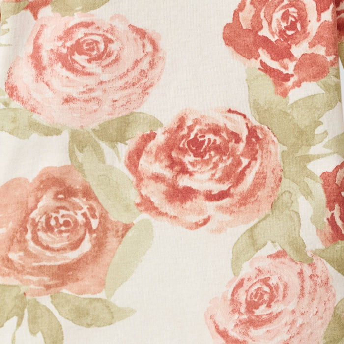 Burt's Bees Baby - Autumn Rose Garden Organic Cotton Sleep & Play Footed
