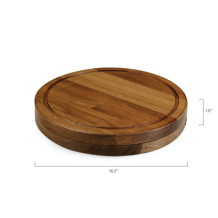 Picnic Time Family of Brands - Acacia Circo Cheese Cutting Board & Tool Set