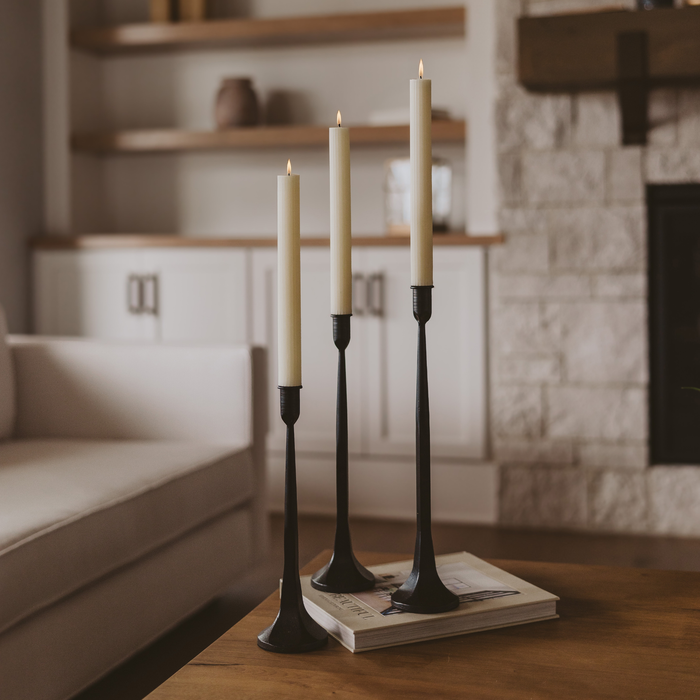 Sweet Water Decor - *NEW* Fluted Taper Candles, Set of 3 - Home Decor & Gifts
