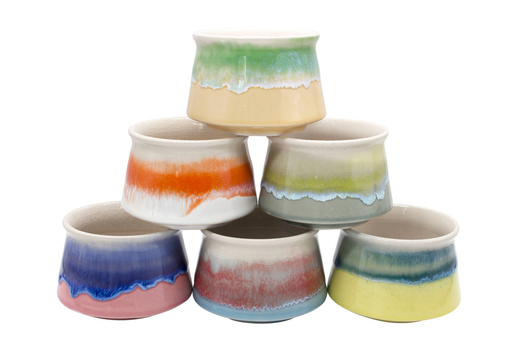 Springer Décor - Small Glazed Pot, varied colors