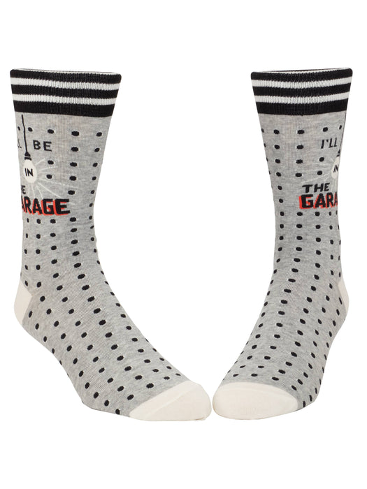 Blue Q - I'll Be In Garage Men's Socks