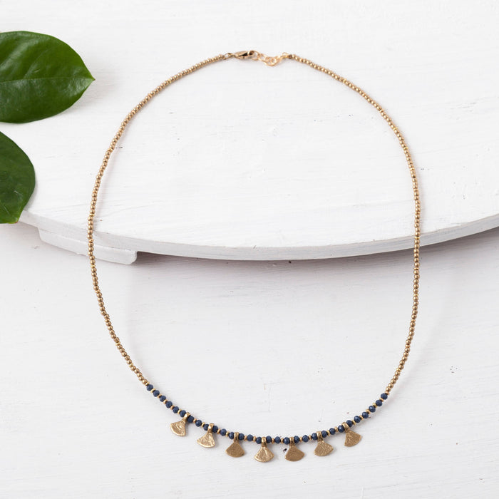 Baizaar - Triangle Drop Color Necklace