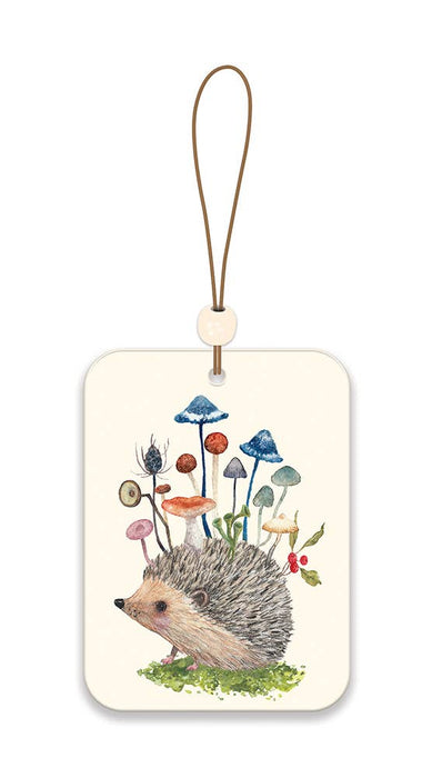 Studio Oh! - Hedgehog with Mushrooms Car Air Freshener