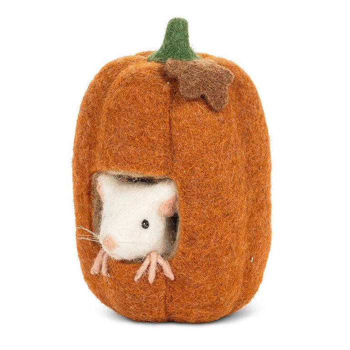 Abbott - Mouse in Tall Pumpkin-6.5"H