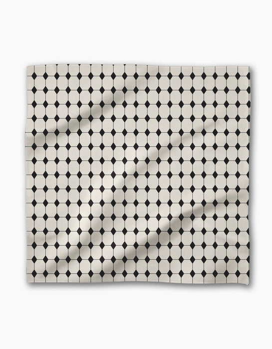 Geometry - Espresso Mosaic Dinner Napkins
