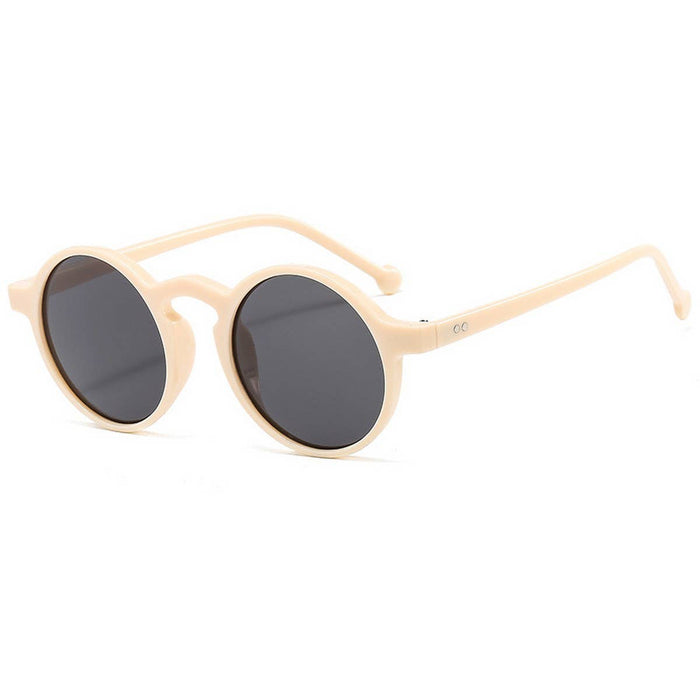 ACCITY - ROUND FRAME TINTED LENS FASHION GLASSES UNISEX_CWASG0286