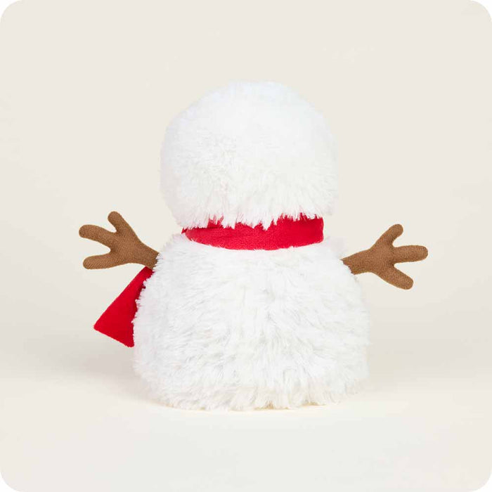 Warmies: America’s Favorite Microwave Plush Brand - Red Scarf Snowman Warmies