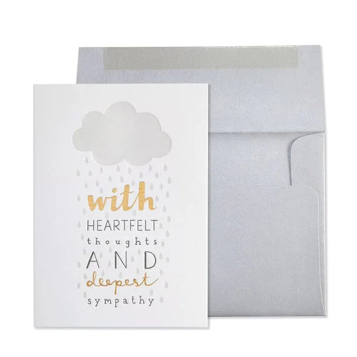 Niquea.D - WITH HEARTFELT THOUGHTS AND DEEPEST SYMPATHY Greeting Card