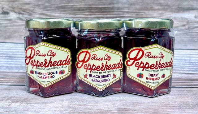 Rose City Pepperheads Oregon Mixed Berry Trio