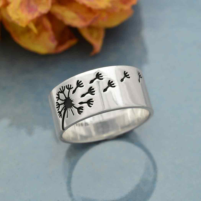 Nina Designs Sterling Silver Dandelion Ring