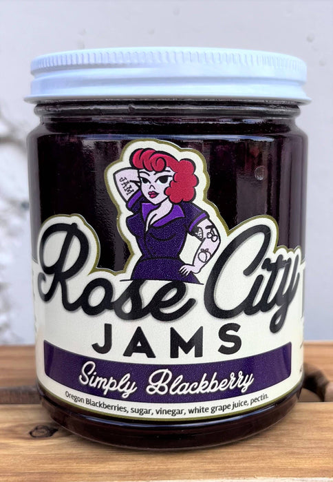 Rose City Pepperheads Simply Blackberry Jam