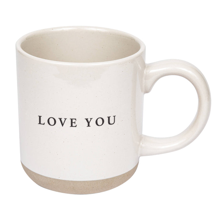 Sweet Water Decor Love You Stoneware Coffee Mug