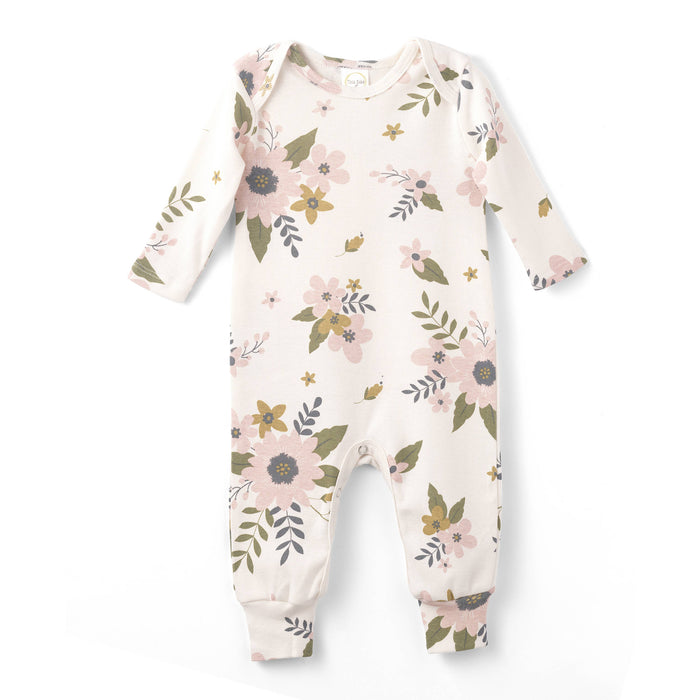 Tesa Babe Baby Girl's Meadow Flowers Cotton Romper