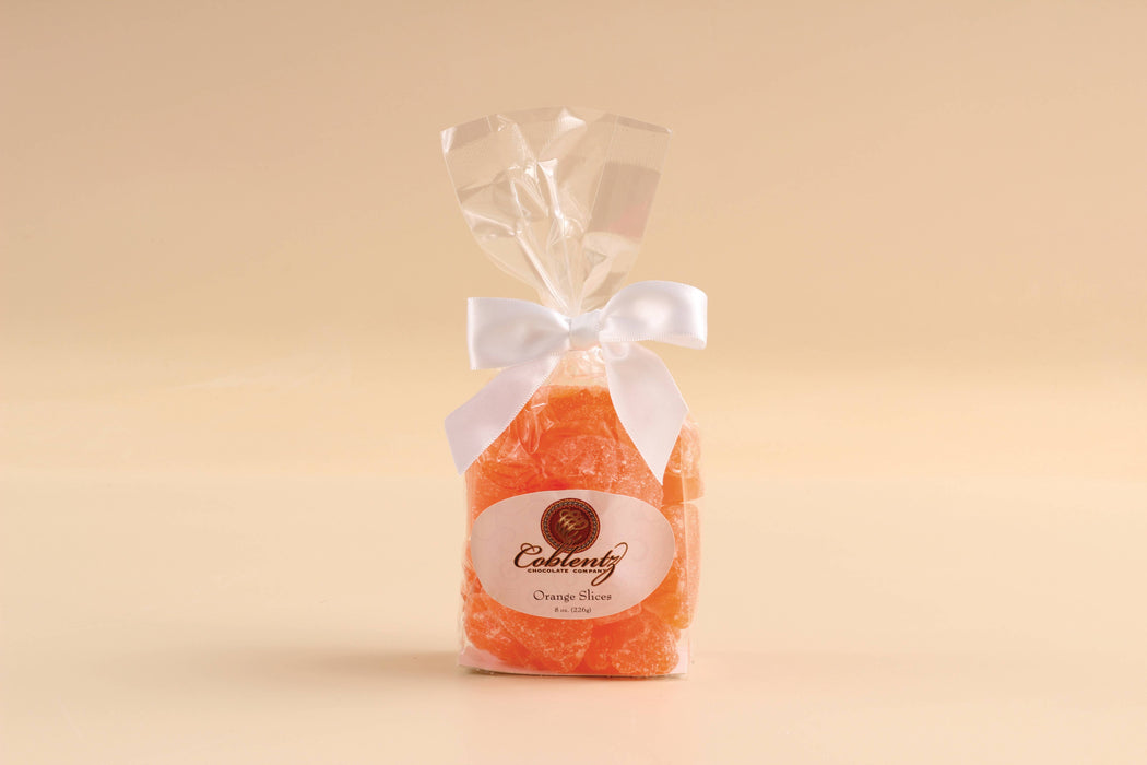 Coblentz Chocolate Company Orange Slices Bag With Bow