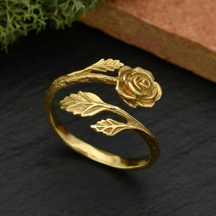 Nina Designs Rose Adjustable Ring