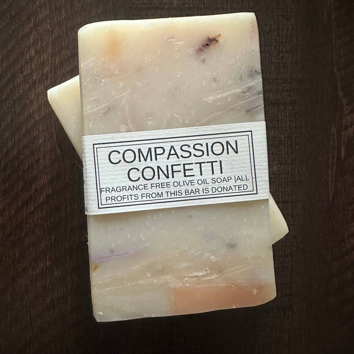 Orange Thyme Bath Apothecary Compassion Confetti -Olive Oil Soap